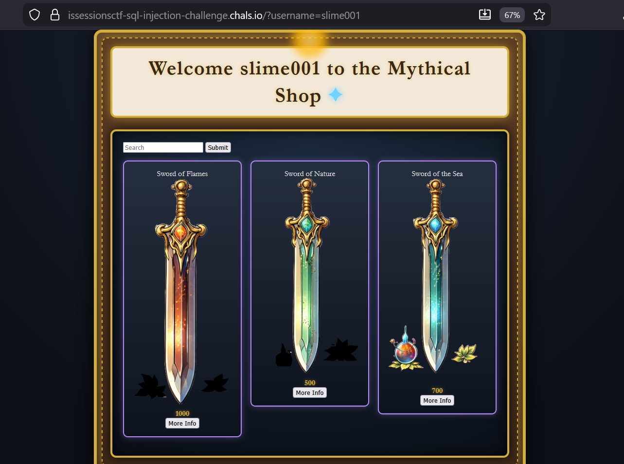 Slime001's Mythical Shop